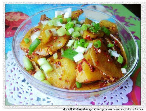酸辣土豆片的做法